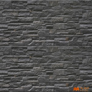 undefined-Ceramic Gray Elevation Wall Tile Code37611 (300x600mm, Sugar)