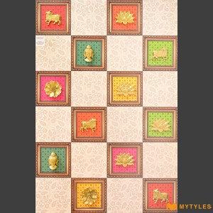 undefined-Cream Stonart Natural Stone Wall Cladding Code34189 (4x6 Feet, Matt)