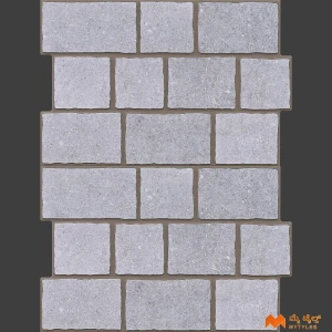 undefined-Imported Grey Brick Pattern Floor and  Wall Tile Code37773 (400x600mm, Matt)