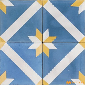 undefined-Athangudi Tile Code30377 (254x254mm, Matt)