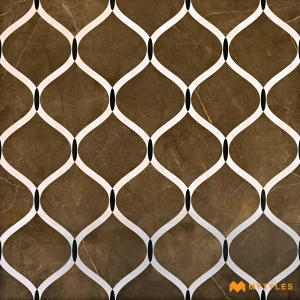 Olive Brown Moroccan Tile Code39804
