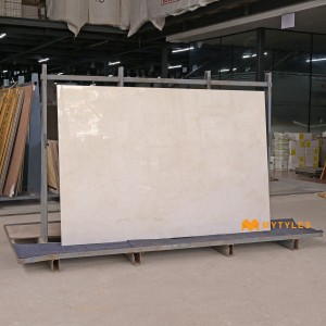 undefined-Vitrified Cream Floor and Wall Tile Code35707 (1200x1800mm, Glossy)