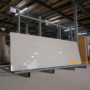 undefined-Full Body Vitrified Gray Slab Floor and Wall Tile Code33482 (800x2400mm, Glossy)