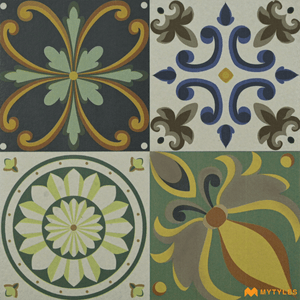 undefined-Vitrified Moroccan Tile Code20493 (298x298mm, Matt)