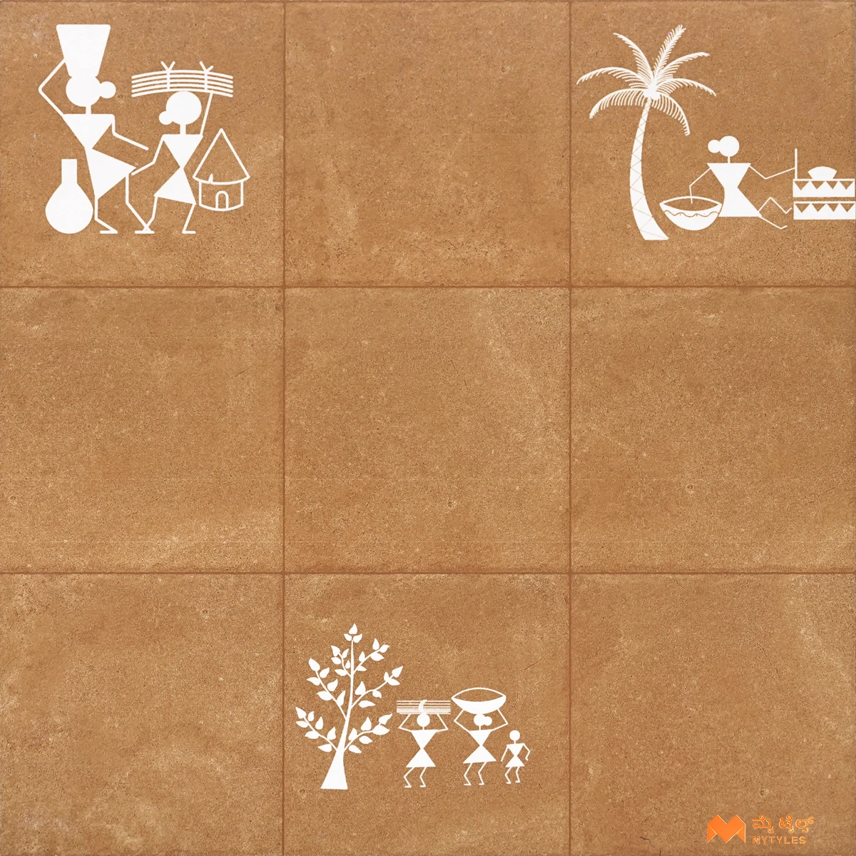 Buy 16x16in Vitrified Moroccan Tile Code36659 Online | MyTyles
