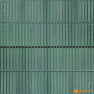 undefined-Ceramic Green Fluted Wall Tile Code35910 (300x600mm, Matt)