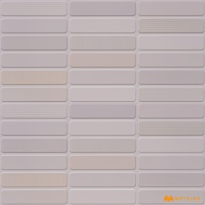 undefined-Ceramic Off-White Geometric Wall Tile Code35888 (300x600mm, Matt)