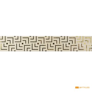 undefined-Vitrified Ivory Highlighter Wall Tile Code31515 (195x1200mm, Metallic)