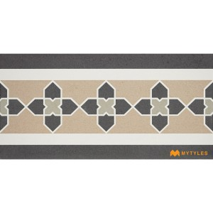 undefined-Gray Carpet Design Floor and Wall Tile Code30731 (150x300mm, Matt)