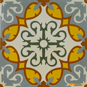undefined-Ceramic Moroccan Tile Code20842 (300x300mm, Matt)