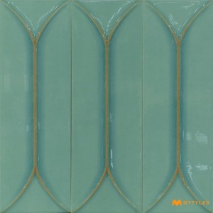 undefined-Ceramic Subway Wall Tile Code22906 (100x300mm, Glossy)