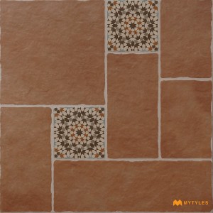 undefined-Vitrified Brown Floor and Wall Tile Code32287 (600x600mm, Matt)