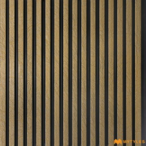 undefined-Brown Louver Wall Panels Code34781 (6Inchx8Feet, Matt)