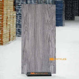 undefined-Vitrified Gray Wooden Floor and Wall Tile Code39036 (600x1200mm, Matt)