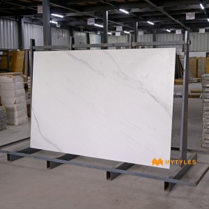 undefined-Vitrified White Floor and Wall Tile Code33340 (1200x1800mm, Satin)