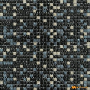 undefined-Imported Black Mosaic Wall Tile Code32789 (300x300mm, Glossy)