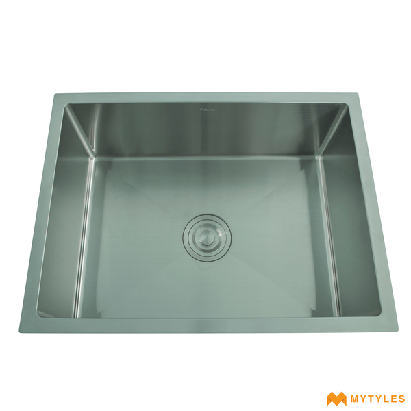 Steel Sink-Futura Kitchen Sink - Hand Carved Series - FS 2418 HM Code14085 (24x18 Inch)