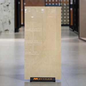 undefined-Vitrified Beige Floor and Wall Tile Code38196 (600x1200mm, Glossy)