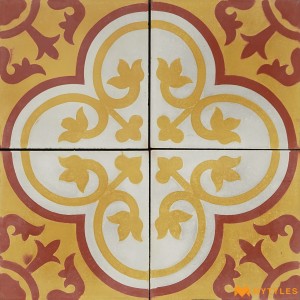 undefined-Athangudi Tile Code30379 (254x254mm, Matt)