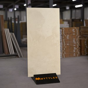 undefined-Vitrified Cream Floor and Wall Tile Code34118 (600x1200mm, Matt)
