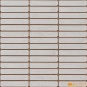 undefined-Ceramic White Kitkat Wall Tile Code35209 (300x600mm, Matt)