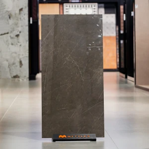 undefined-Vitrified Brown Floor and Wall Tile Code37032 (600x1200mm, Glossy)