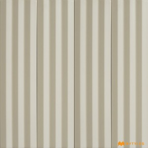undefined-Cream Fluted Wall Tile Code28866 (75x300mm, Matt)
