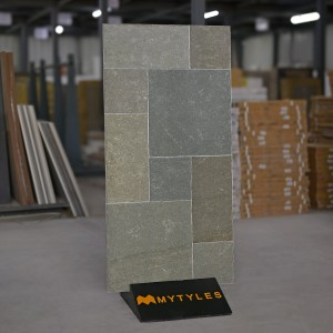 undefined-Vitrified Gray Floor and Wall Tile Code30584 (600x1200mm, Matt)