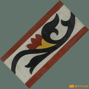 undefined-Athangudi Tile Code20977 (127x254mm, Matt)