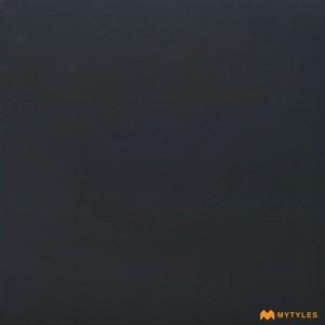 undefined-Vitrified Black Digital Parking Floor and Wall Tile Code36641 (400x400mm, Matt)