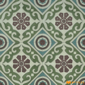 undefined-Vitrified Moroccan Tile Code19054 (300x300mm, Metallic)