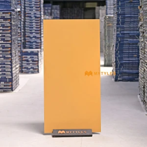 undefined-Vitrified Orange Floor and Wall Tile Code37230 (600x1200mm, Matt)