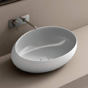 undefined-Ceramic White Wash Basin Code31327 (410x590mm, Glossy, Soul)