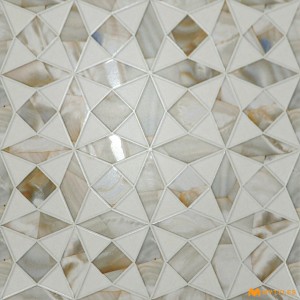 undefined-Ceramic Cream Moroccan Floor and Wall Tile Code33710 (300x300mm, Carving Matt)