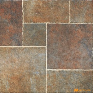 undefined-Vitrified Brown Digital Parking Floor and Wall Tile Code33320 (600x600mm, Matt)
