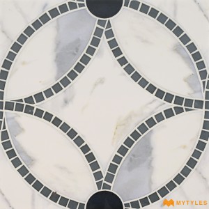 undefined-Ceramic Gray Moroccan Floor and Wall Tile Code33706 (300x300mm, Carving Matt)