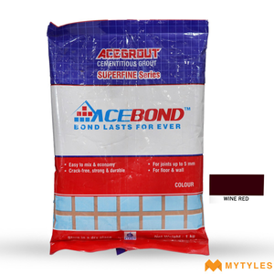 undefined-Acebond Cementitious Grout ( 1kg, Wine Red)