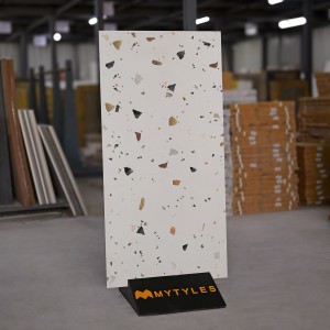 undefined-Vitrified Slab Tile Code21138 (600x1200mm, Matt)-Terrazzo
