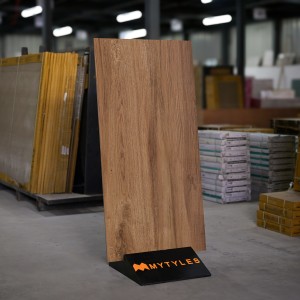 undefined-Vitrified Brown Wooden Floor and Wall Tile Code30924 (600x1200mm, Matt)