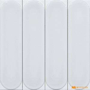 undefined-Imported White Subway Wall Tile Code30475 (75x300mm, Glossy)