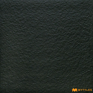 undefined-Full Body Black Vitrified Floor and Wall Tile Code27033 (600x600mm, Matt)