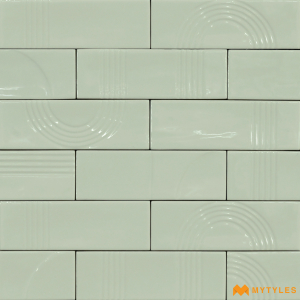 undefined-Imported White Subway Wall Tile Code25526 (52x160mm, Glossy)