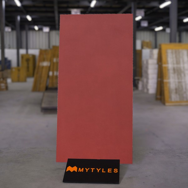 Glazed Vitrified-Vitrified Red Floor and Wall Tile Code31938 (600x1200mm, Matt)