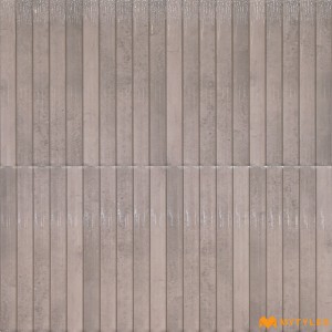 undefined-Ceramic Brown Fluted Wall Tile Code33978 (300x600mm, Glossy)