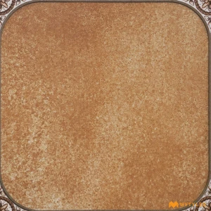 undefined-Vitrified Brown Digital Parking Floor and Wall Tile Code38387 (400x400mm, Matt)