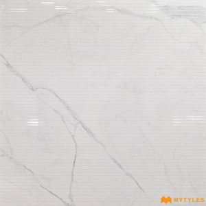 undefined-Vitrified White Floor and Wall Tile Code33156 (600x600mm, Glossy)