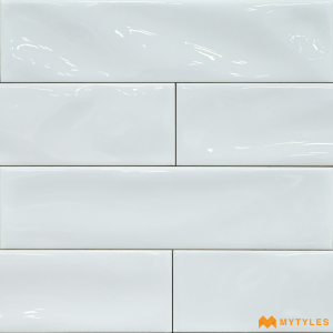 undefined-Imported White Subway Wall Tile Code26613 (65x265mm, Glossy)