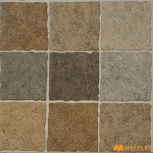 undefined-Vitrified Digital Parking Tile Code3173 (300x300mm, Matt)