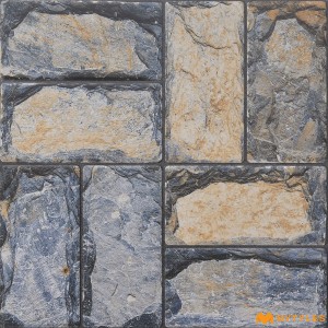 undefined-Vitrified Blue Digital Parking Floor and Wall Tile Code32379 (400x400mm, Matt)