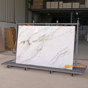 undefined-Vitrified White Floor and Wall Tile Code30449 (1200x1800mm, Glossy)